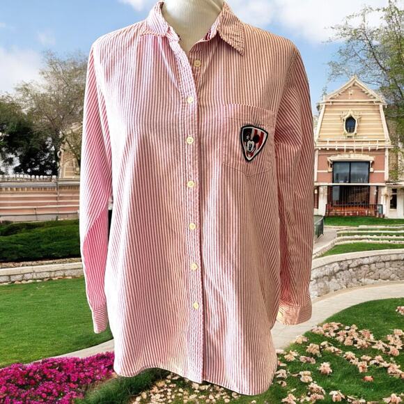Disney Mickey Mouse Button Down Shirt EUC - Picture 1 of 8